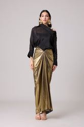 Erica Organza Shirt - Black